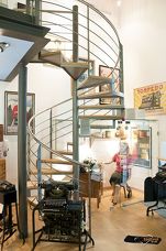 Schreibmaschinenmuseum - Stufen und Treppen