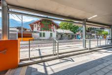 Treppen im Bereich der Fußgängerunterführung