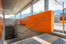 Treppen im Bereich der Fußgängerunterführung