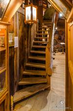 Museo contadino Tschötscherhof - Scala al piano di sopra