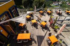 Freibad Schenna - Terrasse