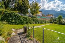 Freibad Schenna - Rampe zum Garten und zum Schwimmbad
