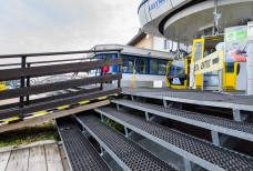 Rampa d'accesso alla stazione a monte