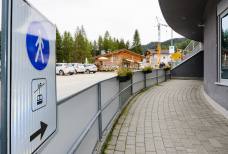 Rampa d'accesso alla stazione a valle
