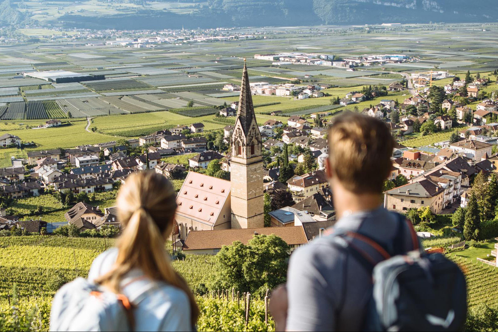 Tramin von oben